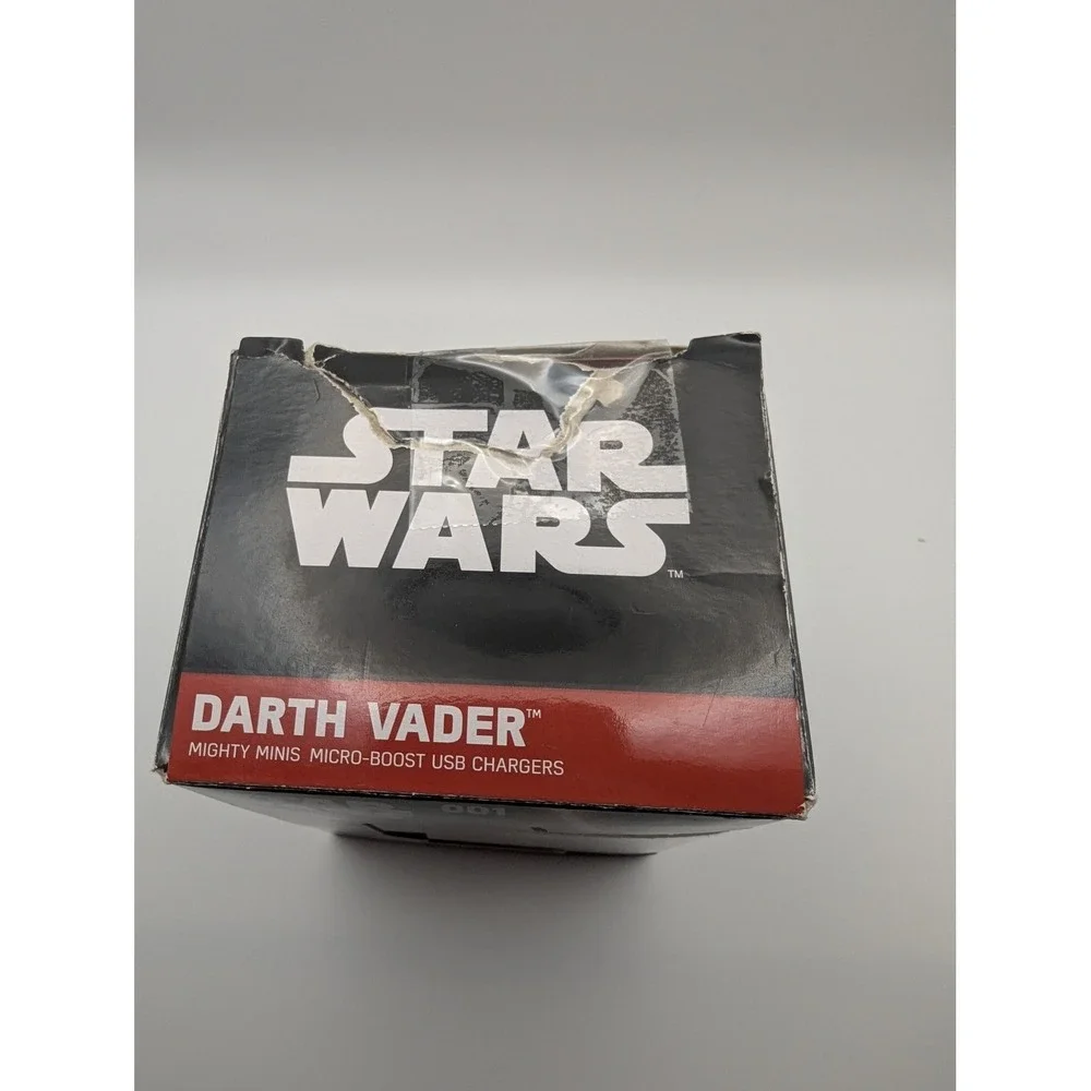 Star Wars Darth Vader Mighty Minis Micro USB Charger Power Bank Box Damaged